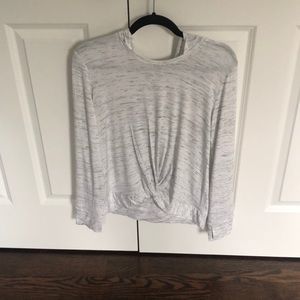 Zella girls twist front hooded top